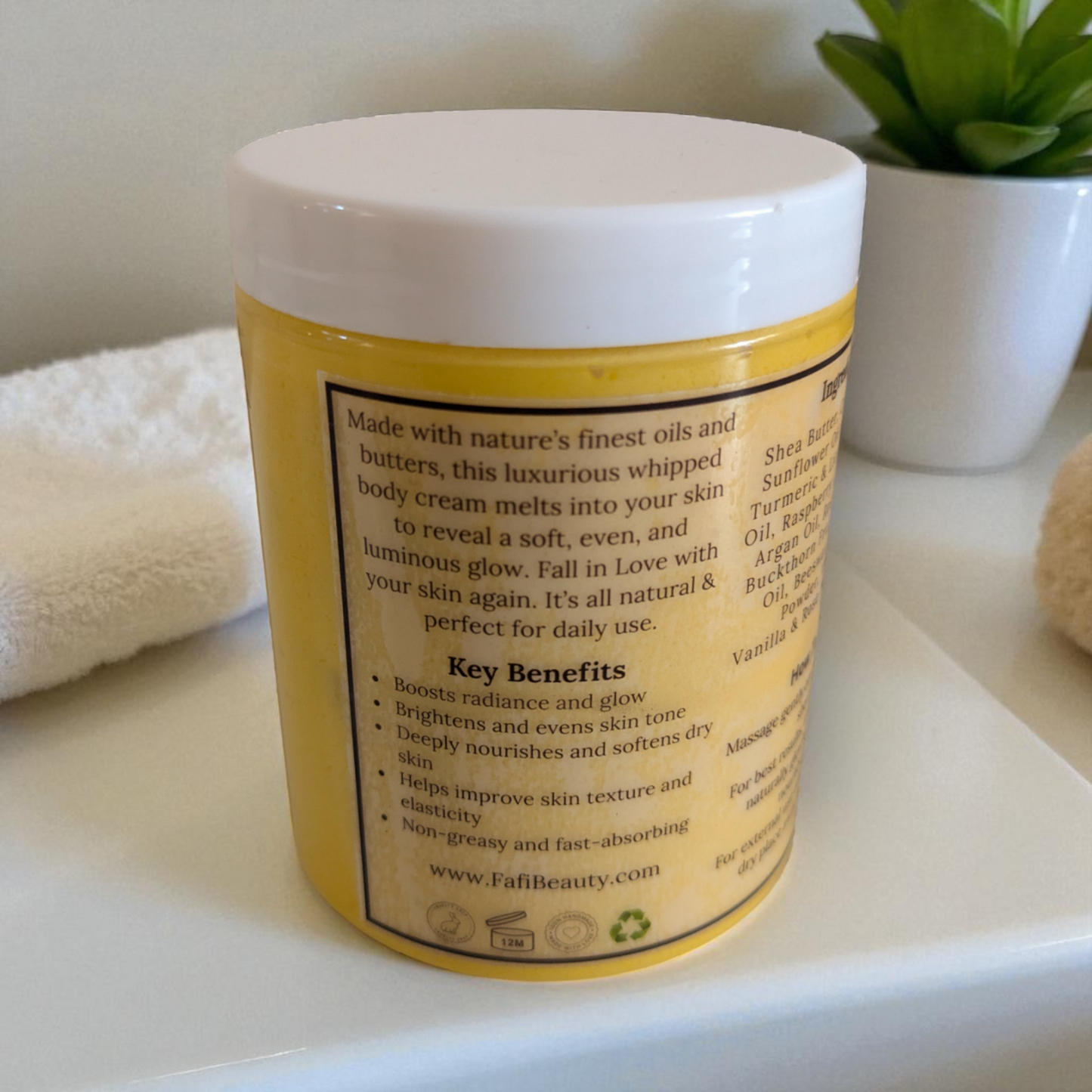 Fafi Glow Cream - Whipped Body Cream
