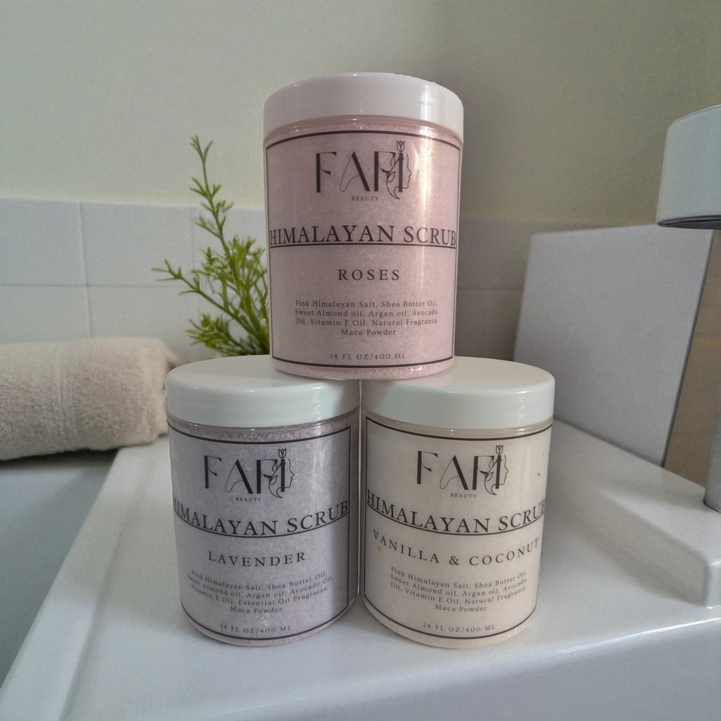 Pink Himalayan Salt Scrub